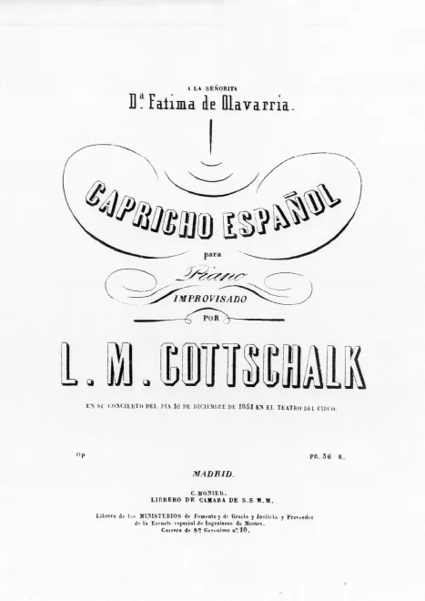 First page of Capricho español