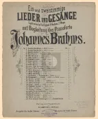 First page of 5 Lieder