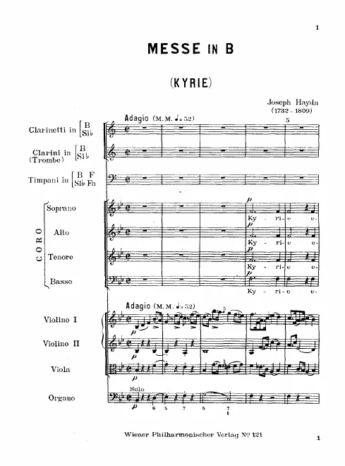 First page of Mass