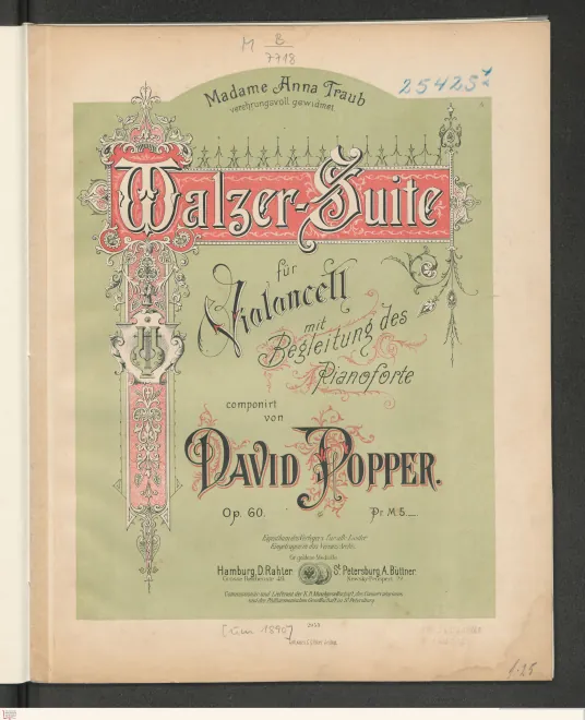 First page of Walzer-Suite
