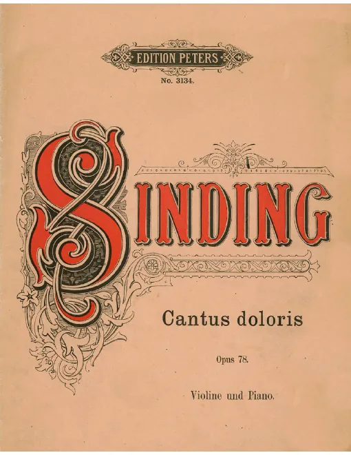 First page of Cantus doloris