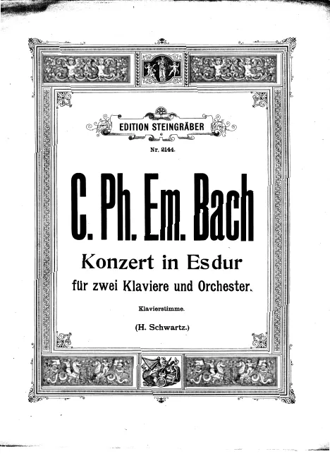 First page of Double Concerto