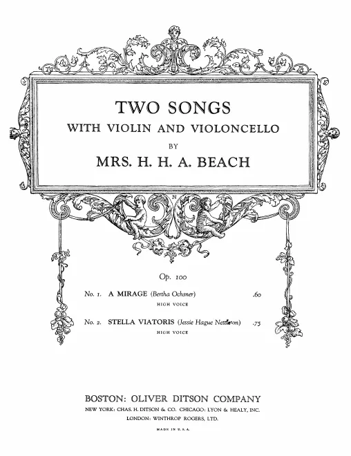First page of 2 Songs