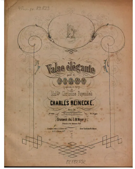 First page of Valse élégante