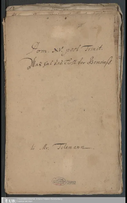 First page of Was hat das Licht vor Gemeinschaft mit der Finsternis