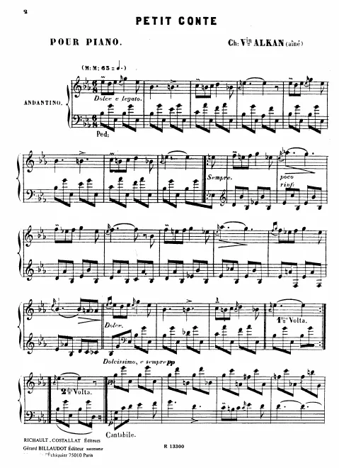 First page of Petit conte