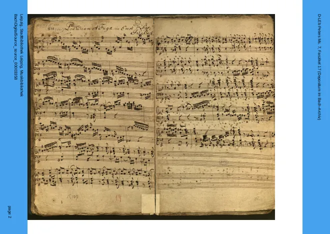 First page of Prelude and Fugue in E minor