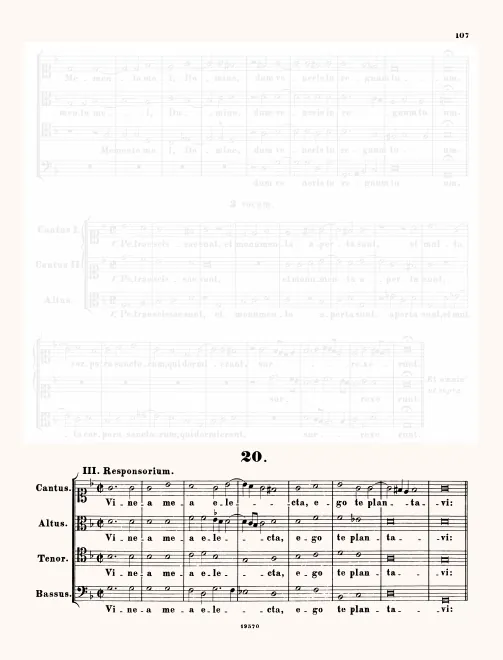 First page of Vinea mea electa