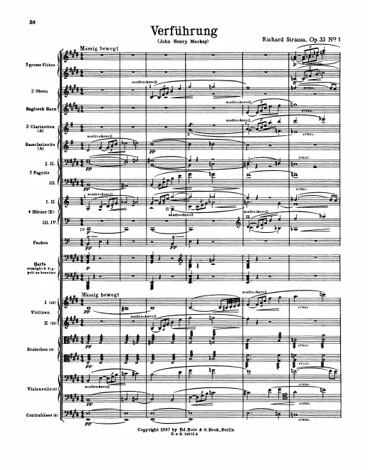 First page of 4 Gesänge