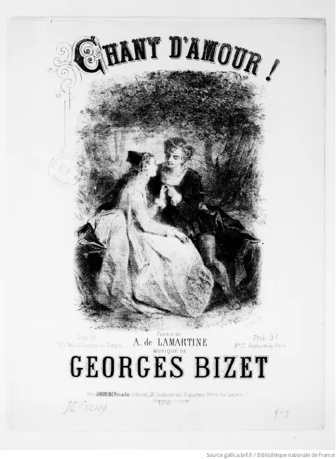 First page of Chant d'amour