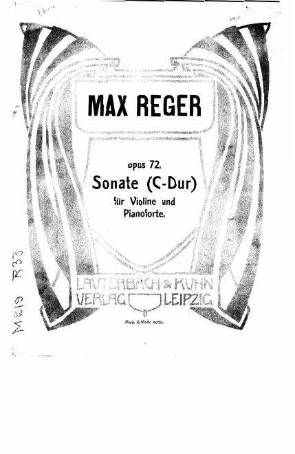 First page of Violin Sonata No.4