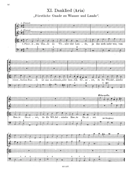 First page of Fürstliche Gnade zu Wasser und zu Lande