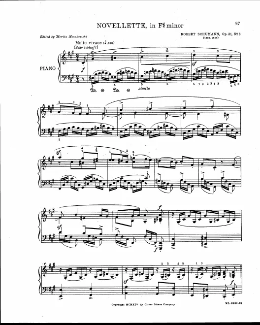 First page of 8 Novelletten