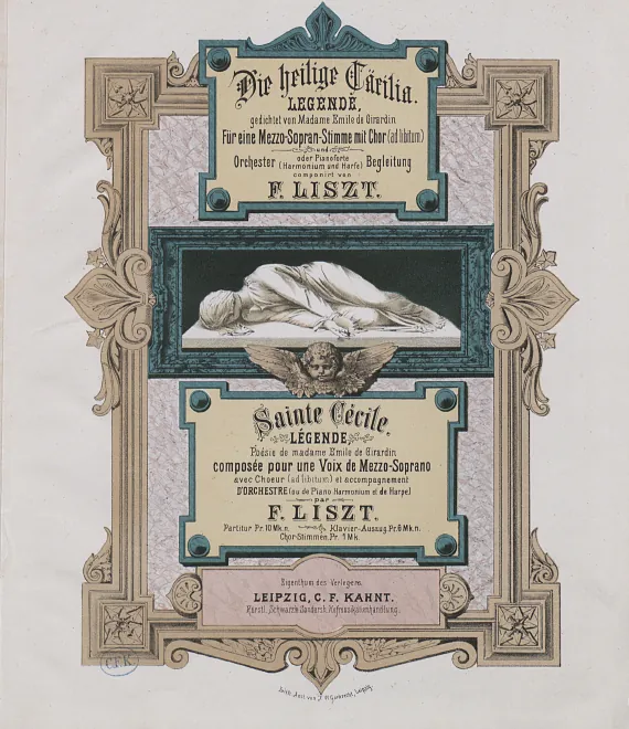 First page of Die heilige Cäcilia