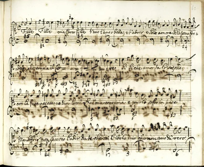 First page of Fille, mia cara Fille