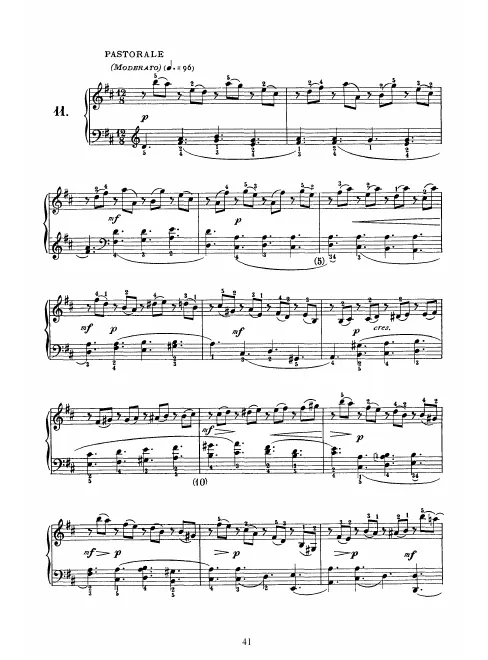 First page of Keyboard Sonata in D major