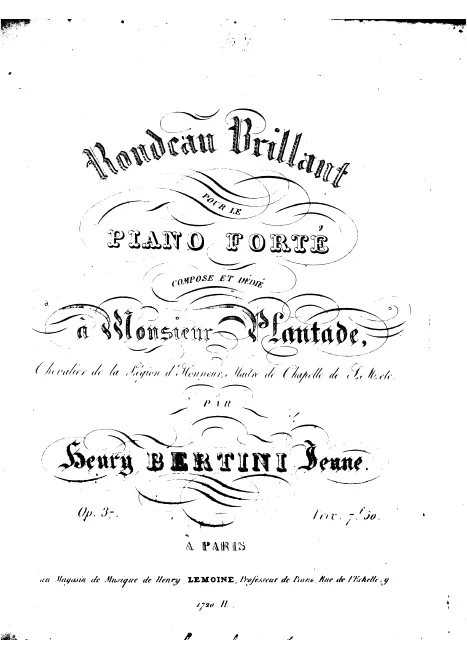 First page of Rondeau brillant