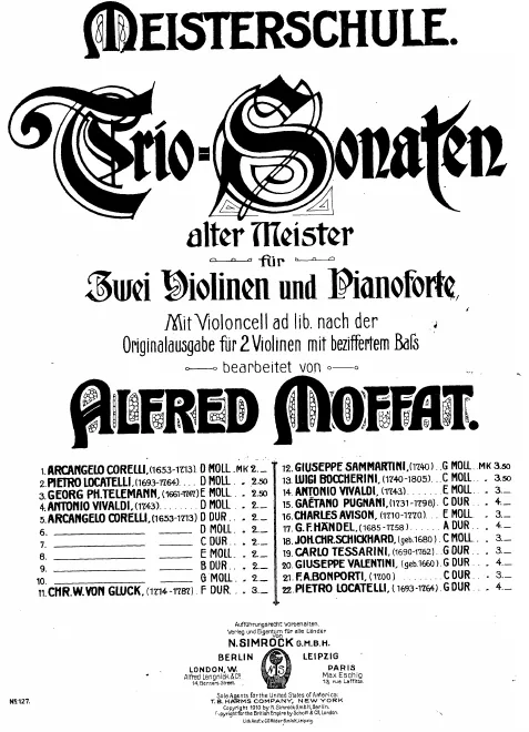 First page of Cello Sonata in A minor