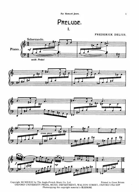 First page of 3 Preludes
