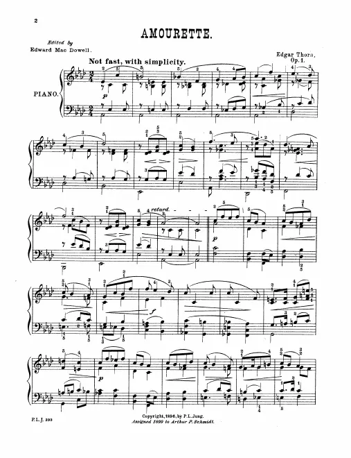 First page of Amourette