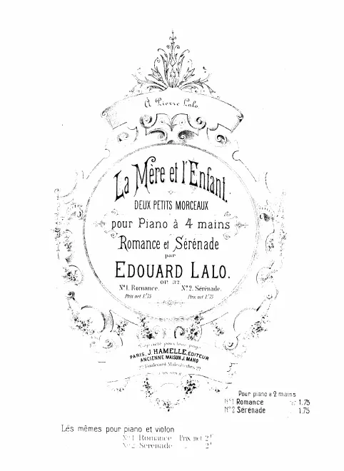 First page of La mère et l'enfant