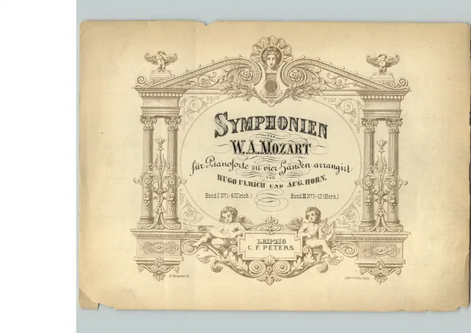 First page of Serenade