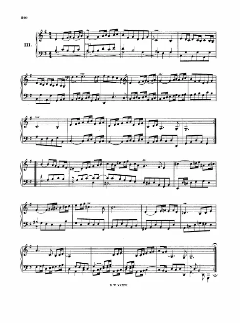 First page of Minuet in G major