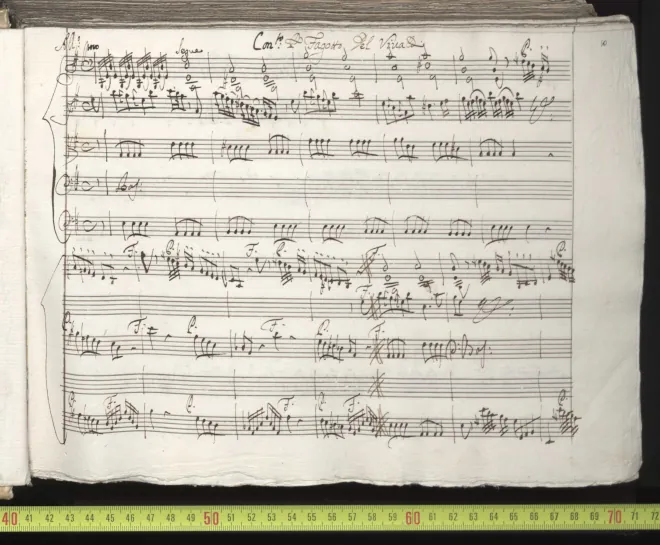 First page of Bassoon Concerto in E minor
