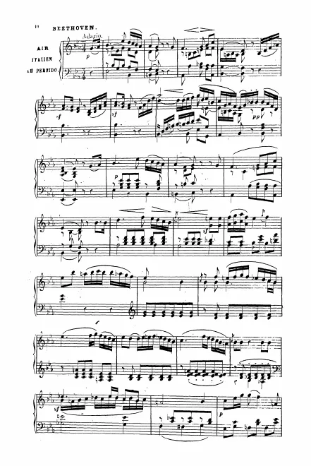 First page of Ah! Perfido