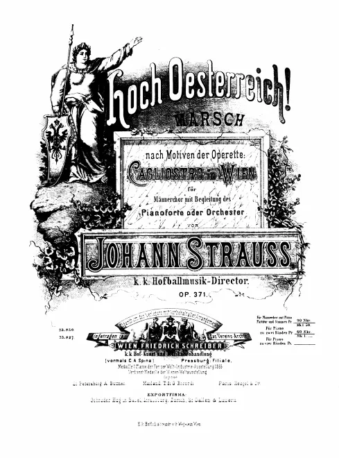 First page of Hoch Österreich!