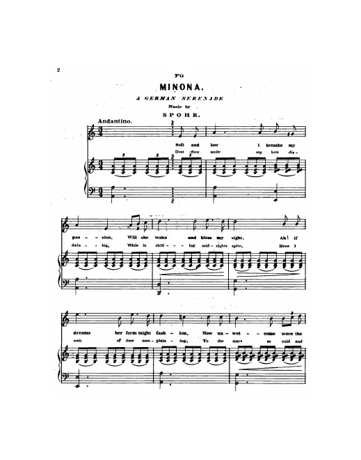 First page of Leise rauscht es in den Bäumen
