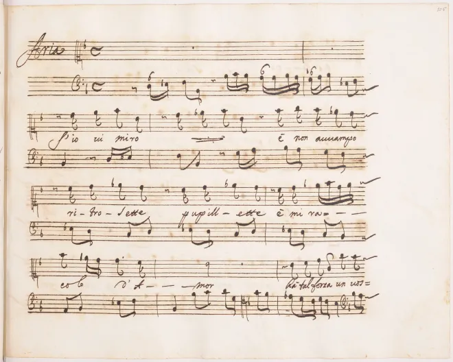 First page of L’Anacreonte tiranno
