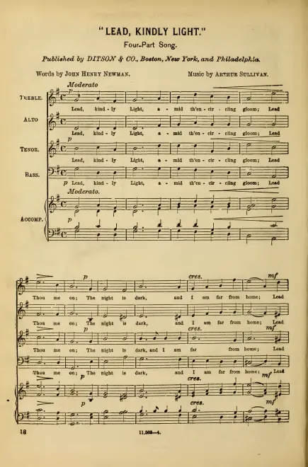 First page of Lead, Kindly Light