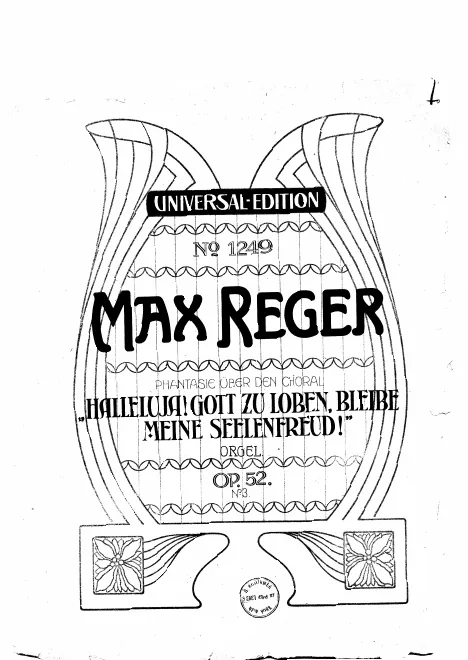 First page of 3 Choral-Phantasien für Orgel