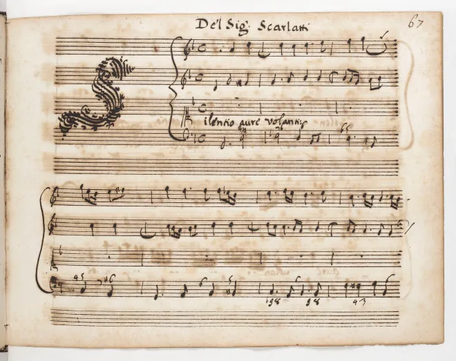 First page of Silenzio aure volanti