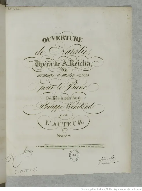First page of Natalie ou la famille russe