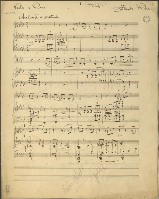 First page of Pensiero