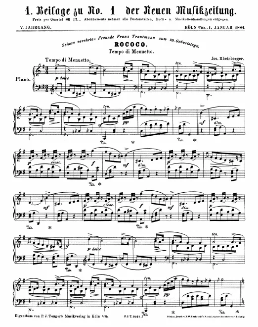 First page of Rococo