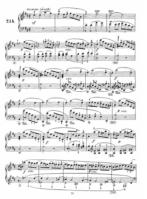 First page of Keyboard Sonata in D major