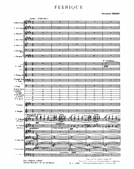 First page of Féerique