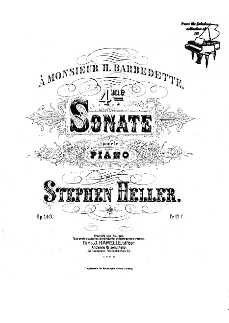 First page of Piano Sonata No.4