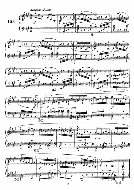 First page of Keyboard Sonata in A major