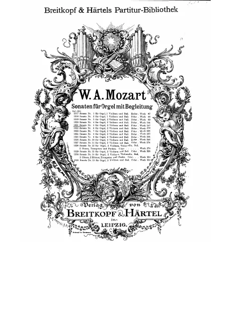 First page of Church Sonata No.5