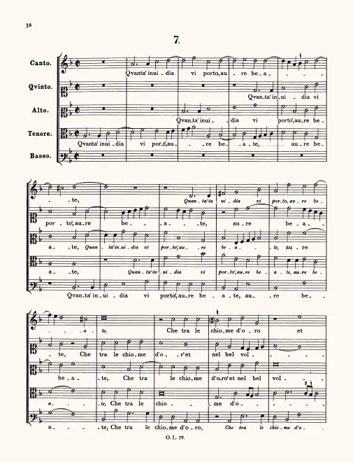 First page of Quanta invidia vi porto