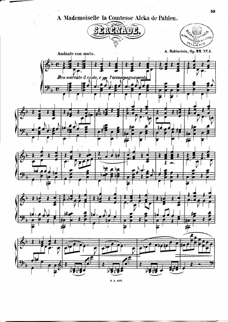 First page of 3 Serenades