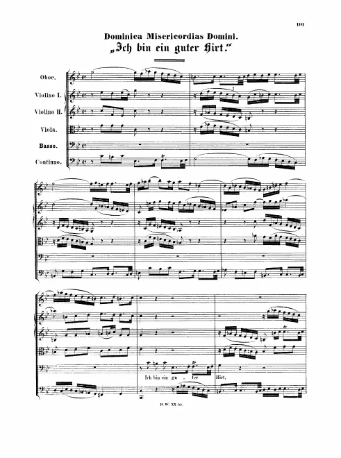 First page of Ich bin ein guter Hirt