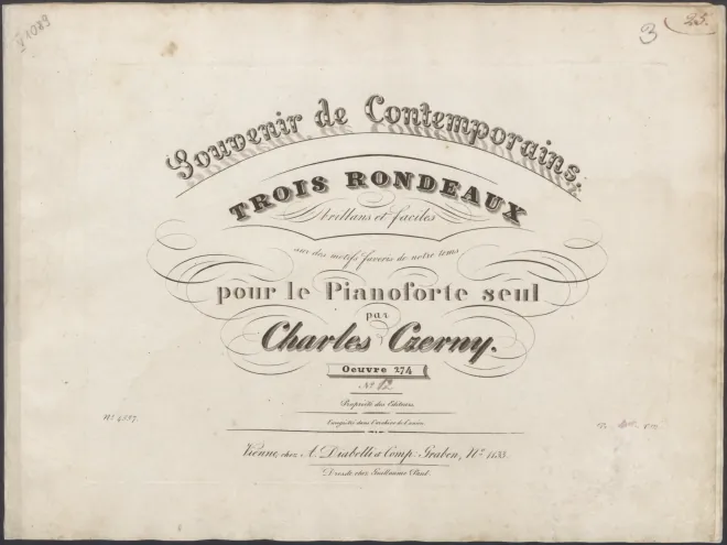 First page of Souvenir de contemporains