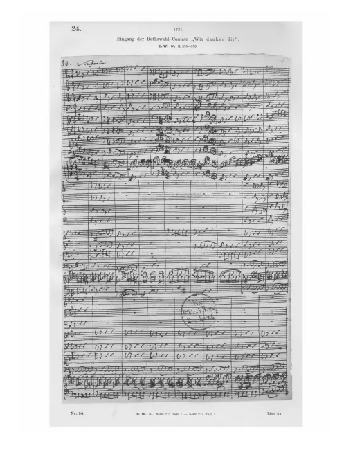 First page of Wir danken dir, Gott, wir danken dir
