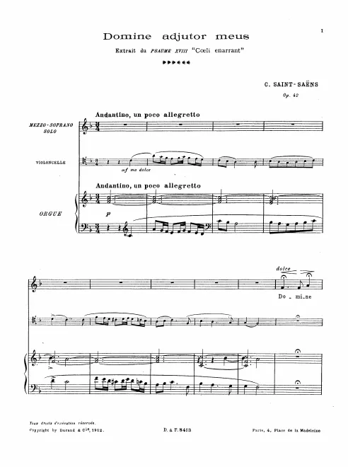 First page of Cœli enarrant