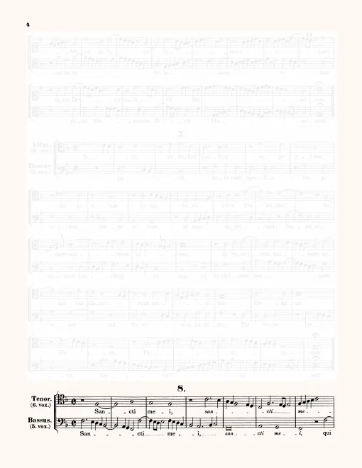 First page of Sancti mei